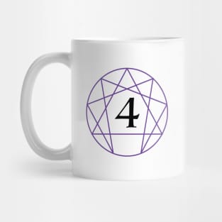 Enneagram Four - The Individualist (Number Only) Mug